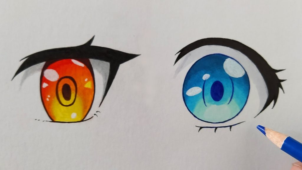 How to draw an anime eye