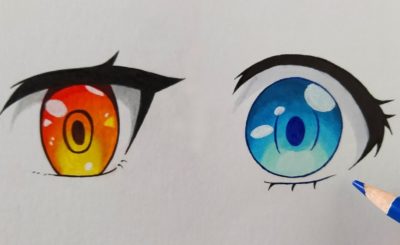 How to draw an anime eye