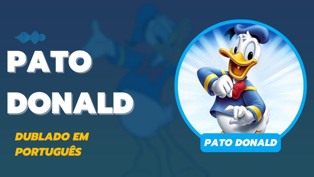 pato donald desenho português