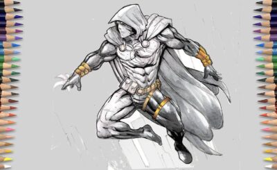 Cavaleiro da Lua Desenho - Moon Knight - confira diversas imagens desse herói da marvel para baixar, imprimir e pintar.