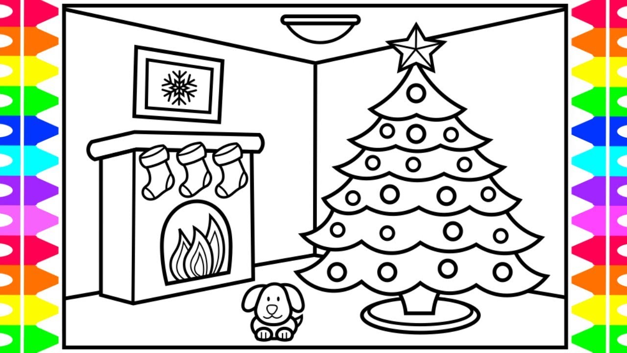 Desenhos de Natal para colorir - confira imagens natalinas para baixar, imprimir e pintar do seu jeito para comemorar a festa do Papai Noel, o bom velhinho.