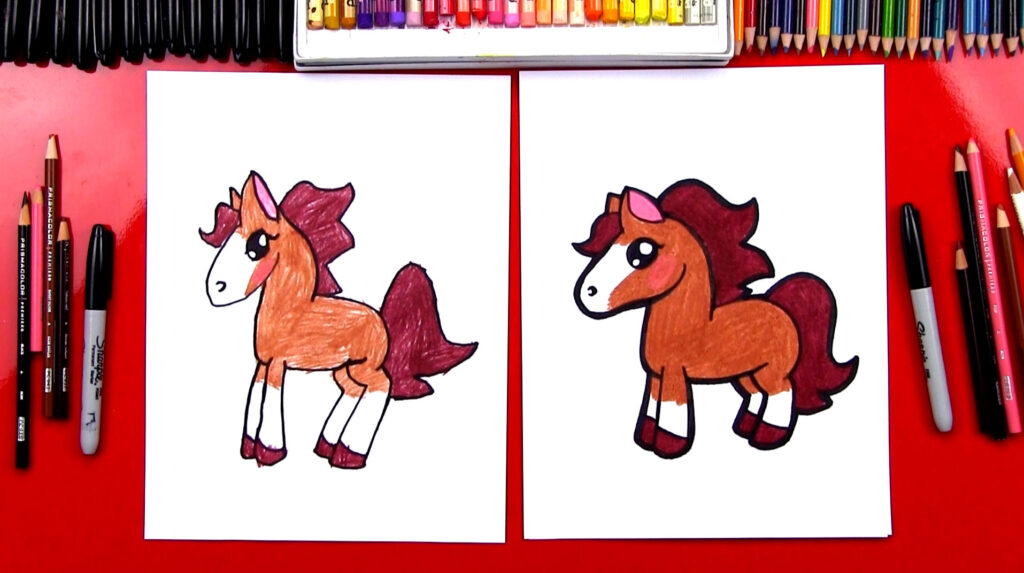 Como desenhar um cavalo, fácil passo a passo para iniciantes com esse vídeo tutorial para aprender a desenhar esse animal.