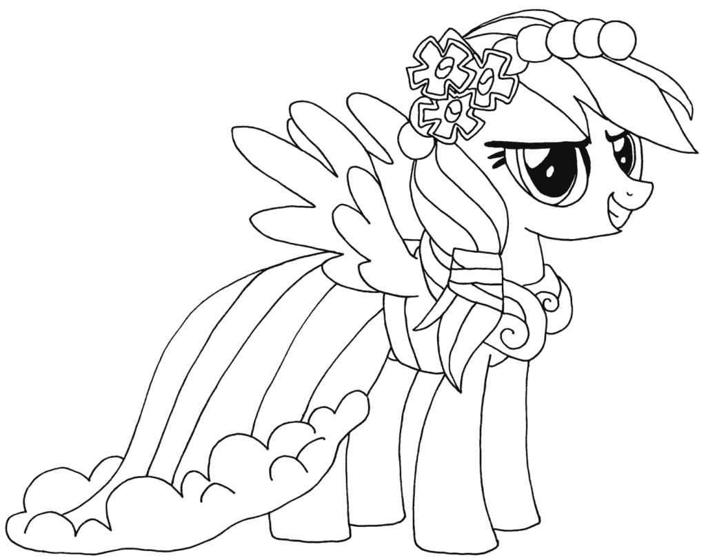 My Little Pony para colorir - confira diversos desenhos fofos e cativantes do pequeno pônei para imprimir e pintar.