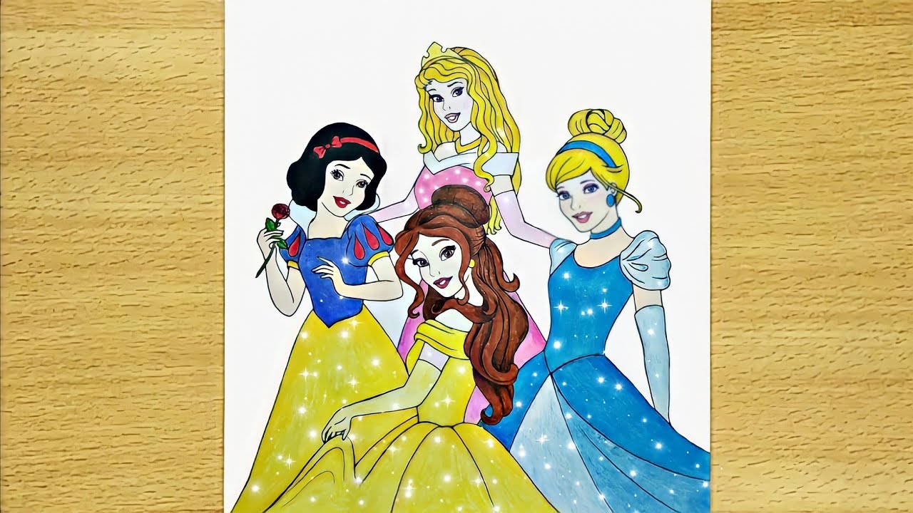 Desenhos para colorir Princesas