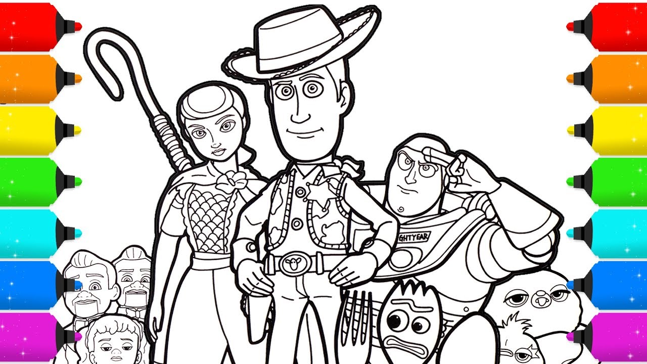 Desenho do Toy Story - confira imagens (png) para baixar, imprimir e colorir do Woody, Buzz Lightyear, Cabeça de Batata e muitos outros da animação
