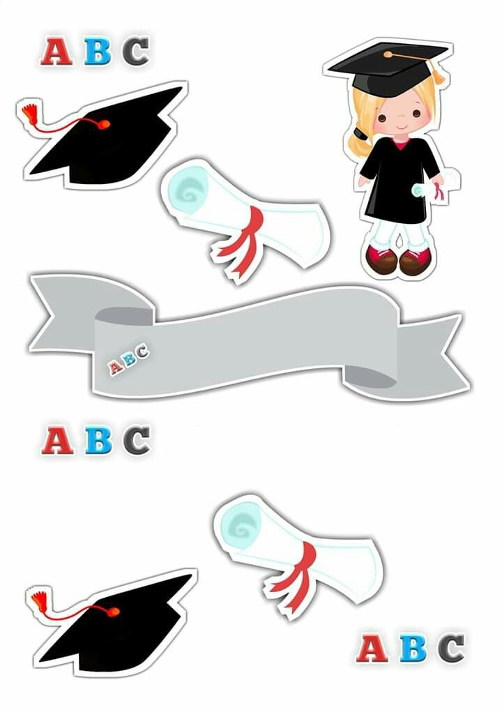 Topo de bolo ABC - confira diversas imagens para salvar em pdf e imprimir com o tema de festa de formatura do ABC - alfabetização