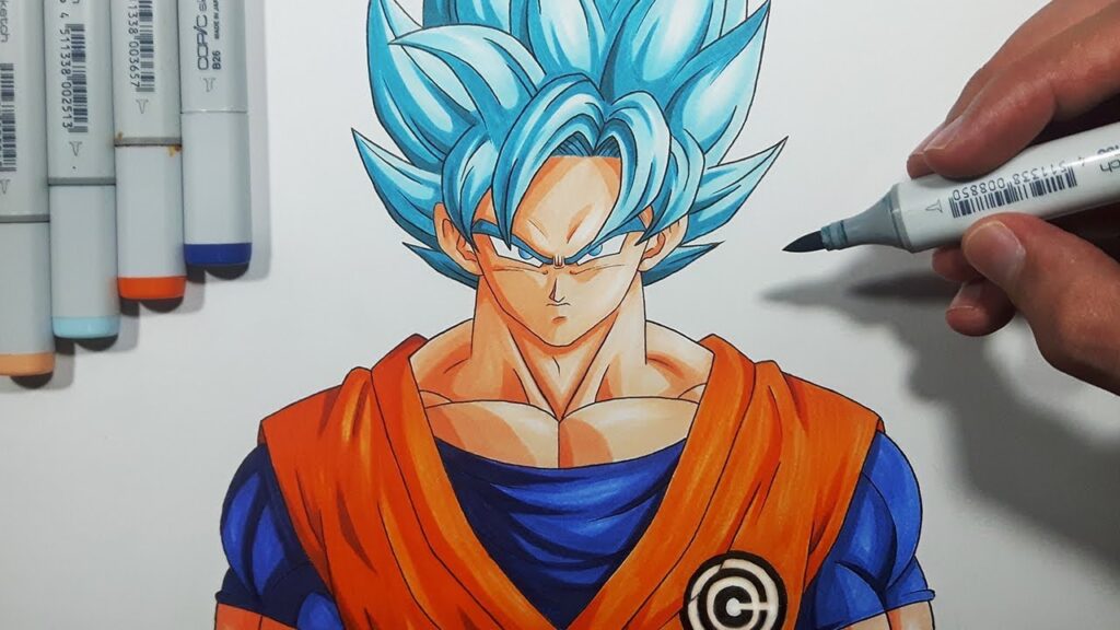 Desenho do Goku - Dragon Ball - confira imagens (png) para baixar, imprimir e colorir do herói saiyajin do anime Dragon Ball.