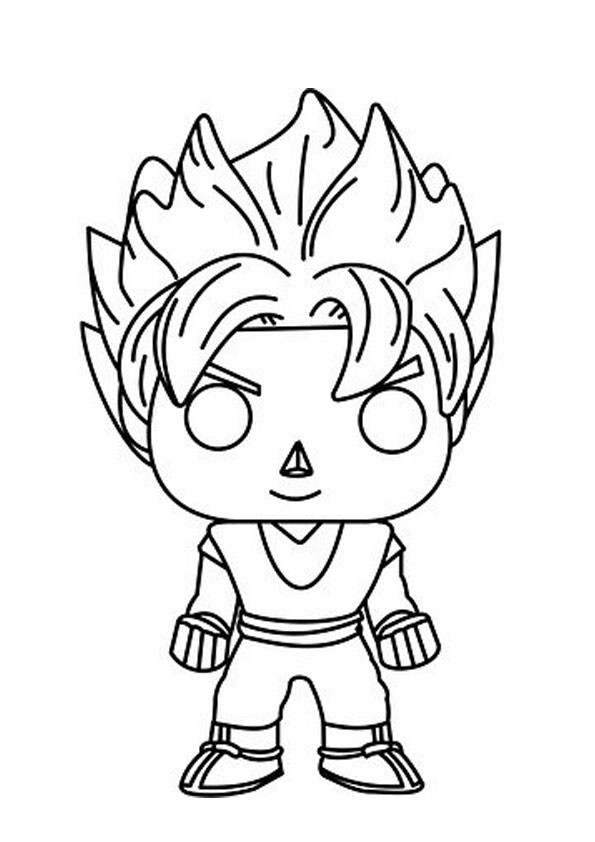 Desenho do Goku - Dragon Ball - confira imagens (png) para baixar, imprimir e colorir do herói saiyajin do anime Dragon Ball.