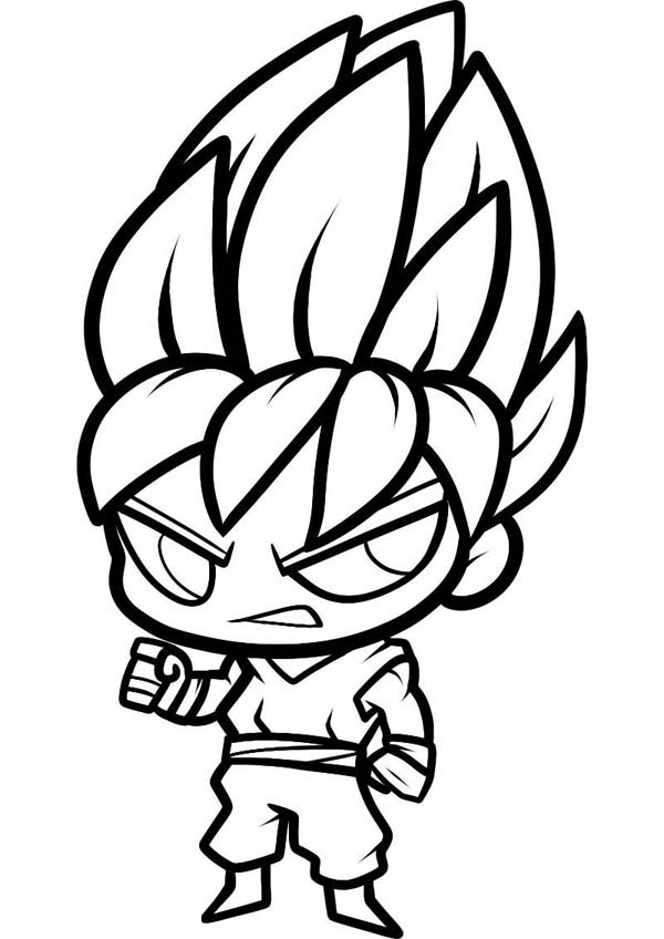 Desenho do Goku - Dragon Ball - confira imagens (png) para baixar, imprimir e colorir do herói saiyajin do anime Dragon Ball.