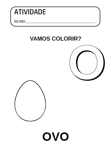 Confira diversas atividades com a Letra O para colorir, pintar e imprimir. São lindas atividades prontas grátis de educação infantil para colorir, pintar e imprimir o pdf com a vogal O de OVO.