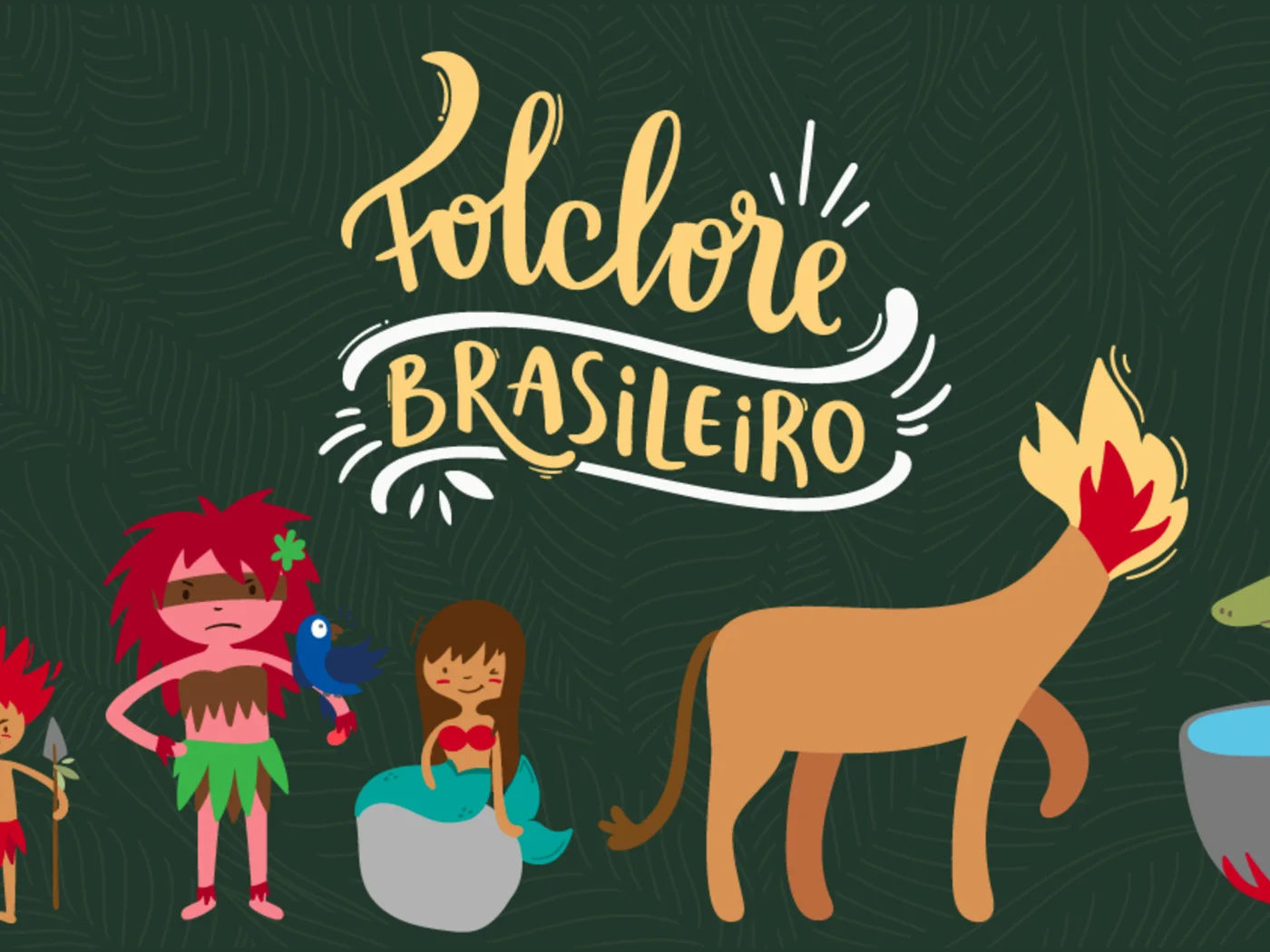 São diversas imagens, desenhos e personagens do Folclore brasileiro para Colorir e Imprimir. Tem a Cuca, o Saci Pererê e a Sereia Iara. Vamos pintar?