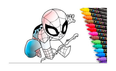 Desenho Infantil Homem-Aranha para Colorir e Imprimir: Diversão para Pequenos Super-Heróis