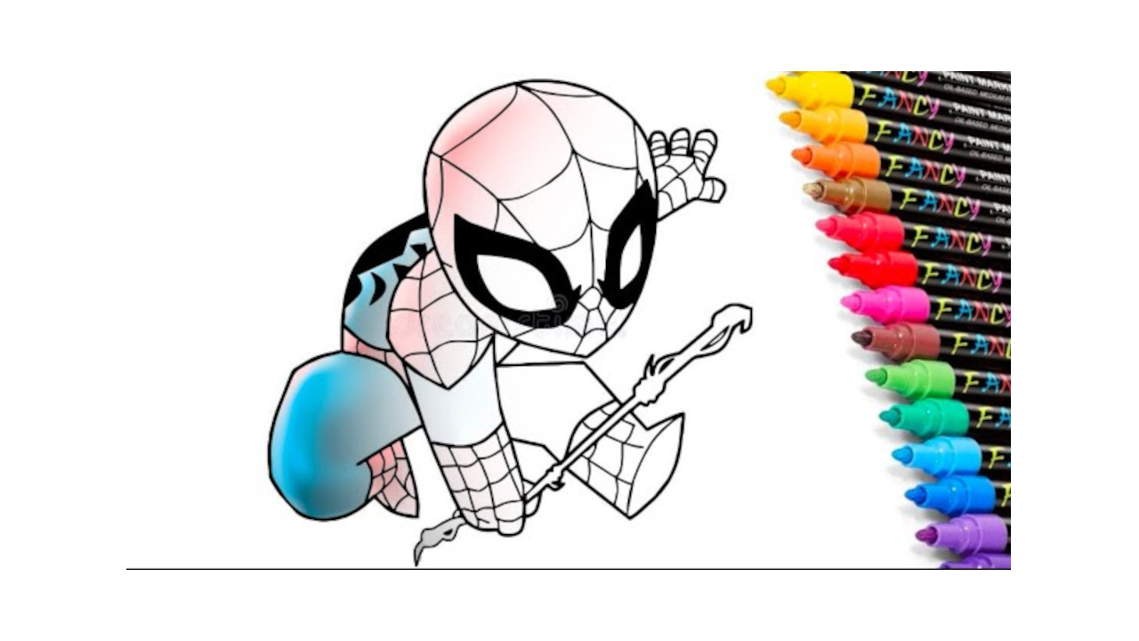 Desenho Infantil Homem-Aranha para Colorir e Imprimir: Diversão para Pequenos Super-Heróis