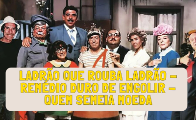 Relembre as divertidas trapalhadas de Ladrão que rouba ladrão - Remédio duro de engolir - Quem semeia moeda (1972) com Chaves, Quico e Seu Madruga!