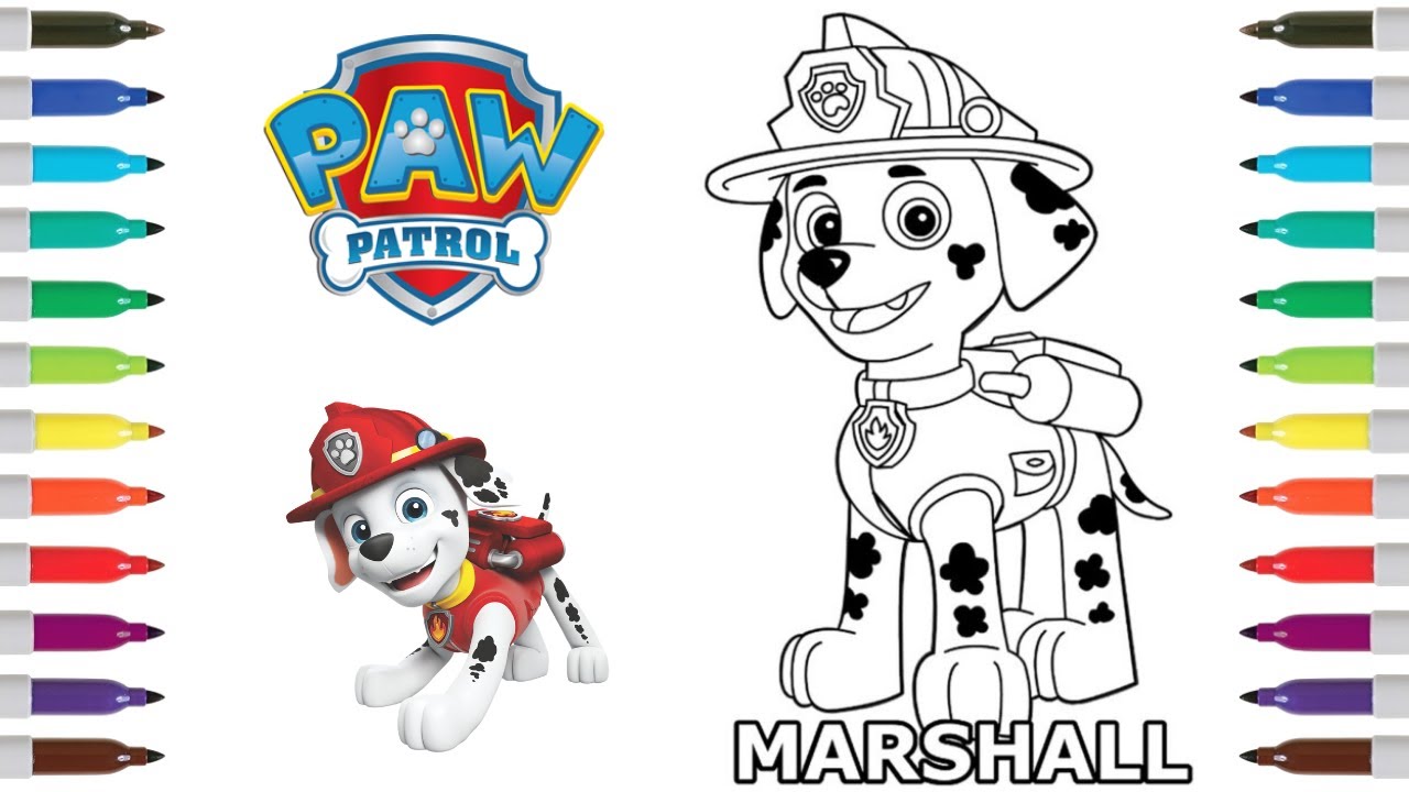 Patrulha Canina para Colorir: Divirta-se com Marshall e Seus Amigos!