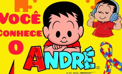 Conheça o André, personagem autista da Turma da Mônica, e aprenda sobre a importância do respeito e da inclusão de pessoas com autismo.