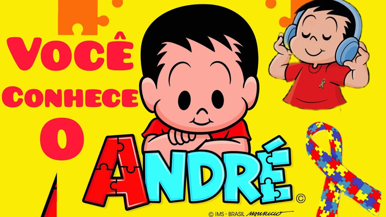 Conheça o André, personagem autista da Turma da Mônica, e aprenda sobre a importância do respeito e da inclusão de pessoas com autismo.