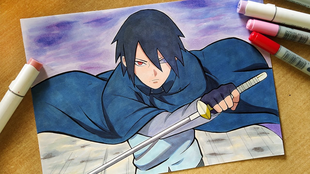 Aprenda como desenhar o Sasuke em Boruto com este guia passo a passo! Capture a versão mais madura do ninja icônico de Naruto.