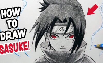 Aprenda como desenhar o Sasuke Uchiha com este passo a passo simples e fácil. Capte todos os detalhes desse icônico personagem de Naruto!