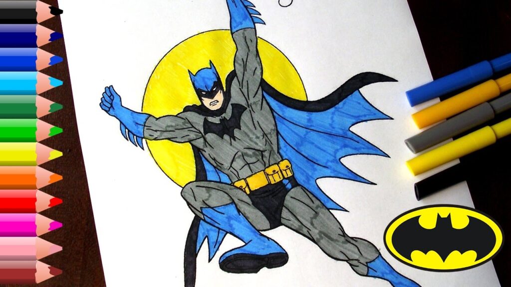 Desenho do Batman para colorir e imprimir: uma atividade divertida e criativa para fãs de todas as idades, com diversas opções para explorar o universo do herói.