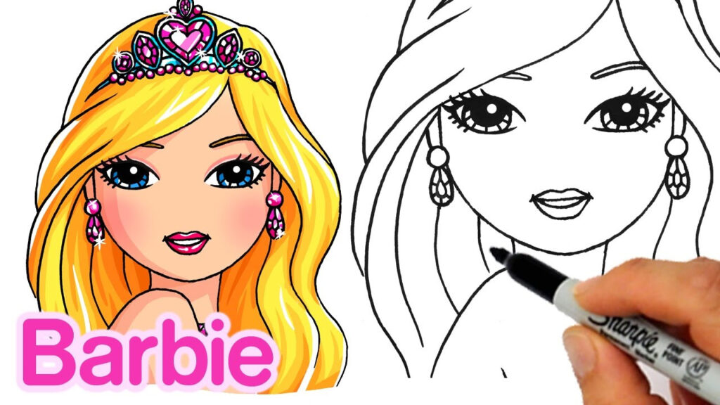 Explore nosso desenho para colorir da Barbie e solte a imaginação com cenas cheias de estilo e diversão, perfeitas para todas as idades!